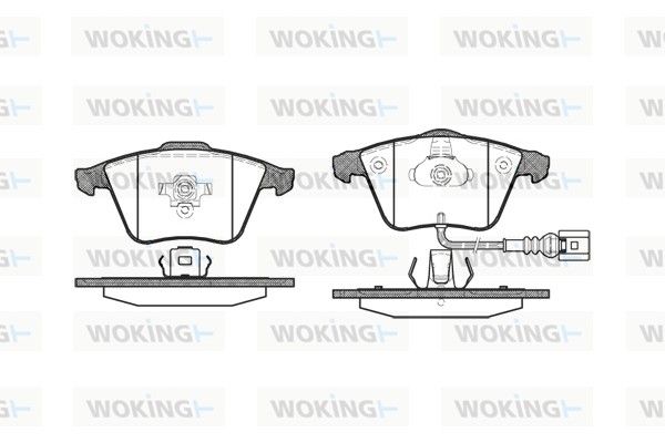 Kit de plaquettes de frein, frein à disque - P8643.32