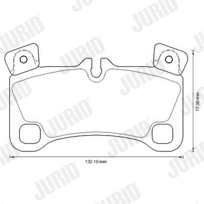 Kit de plaquettes de frein, frein à disque - 573339JC