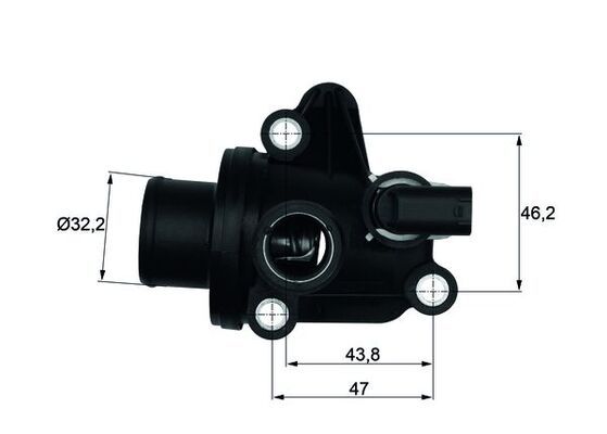 Thermostat, liquide de refroidissement - TI 12 87