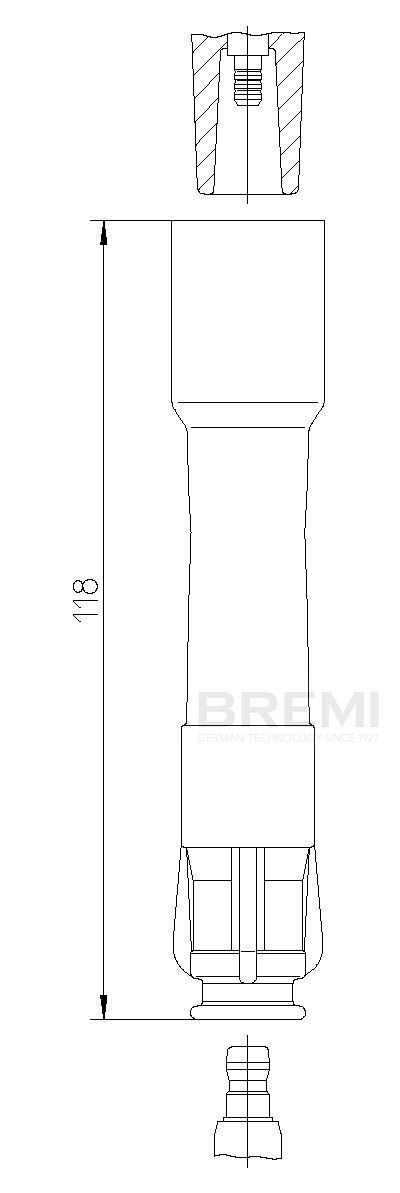 Fiche, bougie d'allumage - 13249A1,8