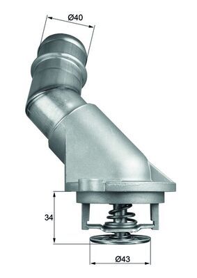 Thermostat, liquide de refroidissement - TI 211 92D