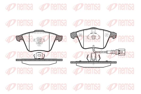 Kit de plaquettes de frein, frein à disque - 0964.32