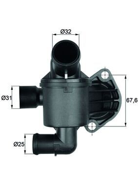 Thermostat, liquide de refroidissement - TI 35 87