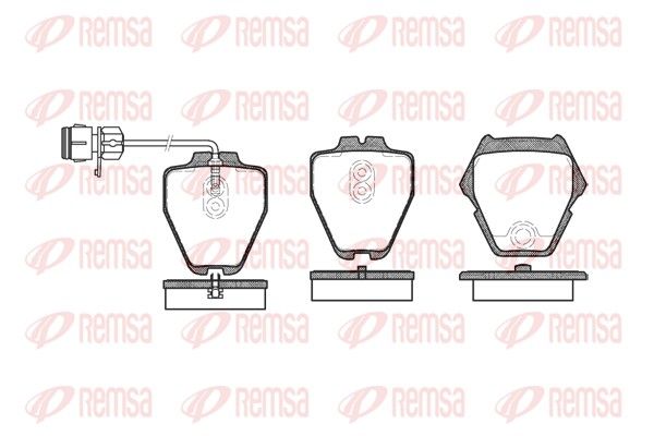 Kit de plaquettes de frein, frein à disque - 0752.12