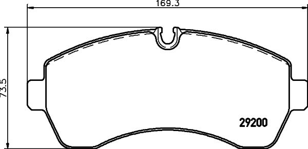 Kit de plaquettes de frein, frein à disque - 8DB 355 005-531