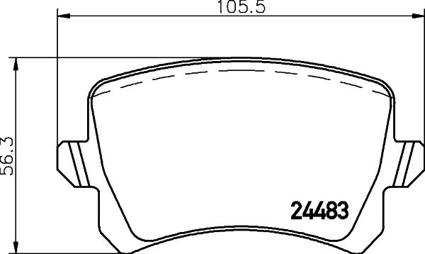 Kit de plaquettes de frein, frein à disque - 8DB 355 025-341