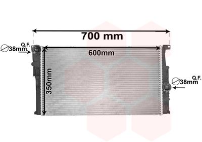 Radiateur, refroidissement du moteur - 06002455